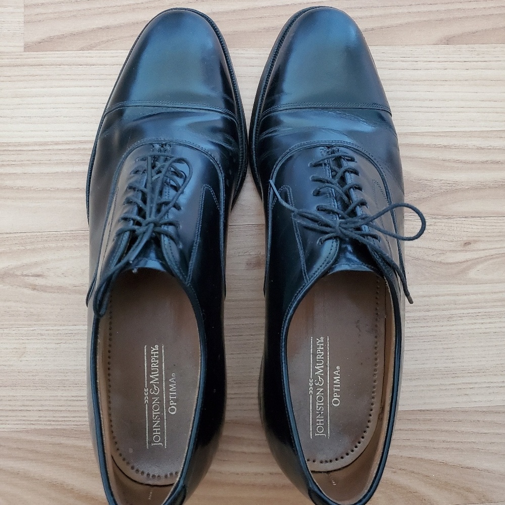 Johnston & Murphy Optima Leather Derby Shoes US 10